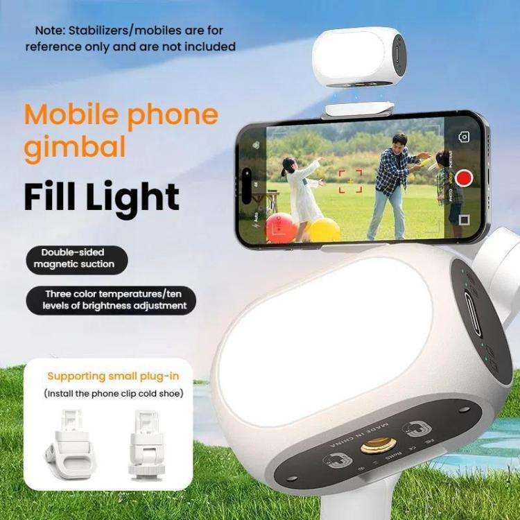 For DJI / Zhiyun Handheld Gimbal Stabilizer Fill Light Magnetic LED Photography Lamp Mobile Phone...