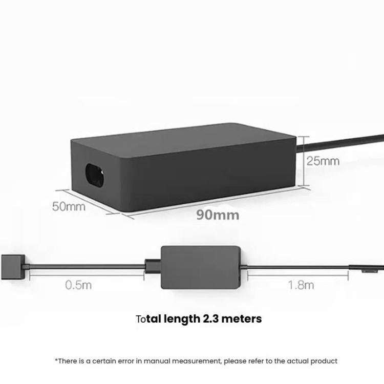 For Microsoft Surface Laptop 65W 15V 4A Fast Charger With 5V 1A  USB-A Port AC Adapter, US Plug, ...
