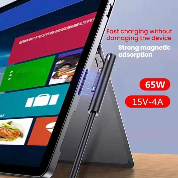 For Microsoft Surface Laptop 65W 15V 4A Fast Charger With 5V 1A  USB-A Port AC Adapter, US Plug, ...