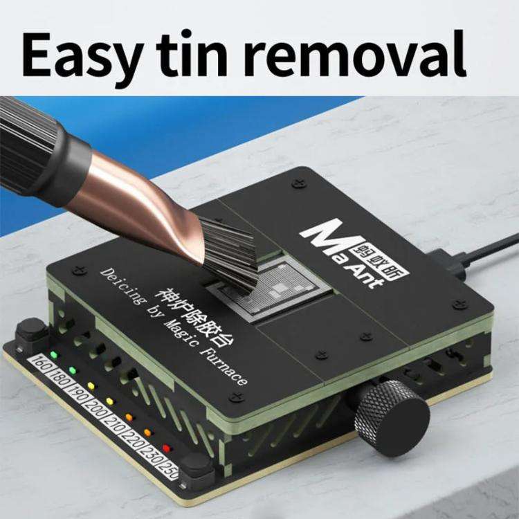 Cell Phone Fixed CPU Font IC Chip Heating Degumming Platform Repair Tool Fixture, Degumming Platform