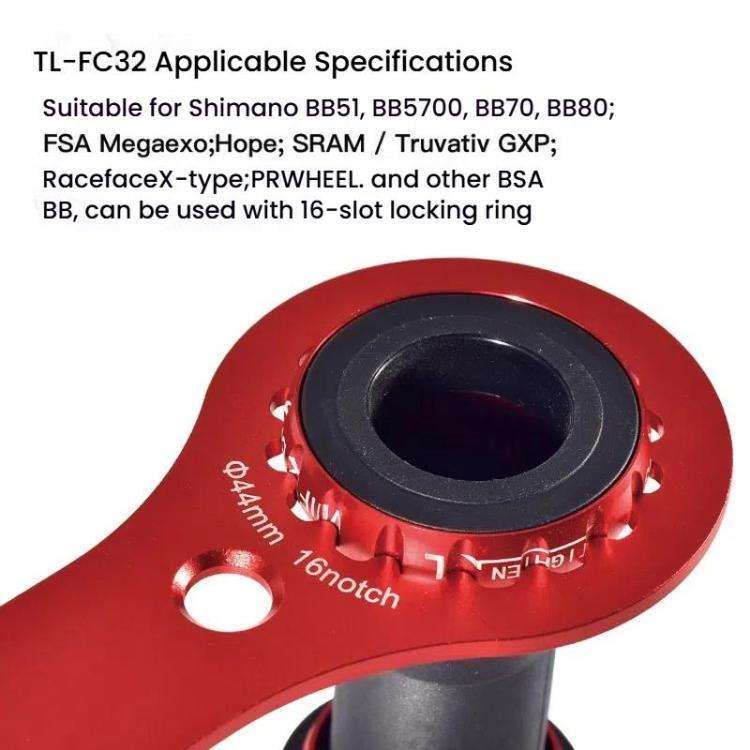 DECKAS DW-018 Aluminum Center Wrench Tool For DUB/TL-FC32/25/24 Multi-Function BB Wrench