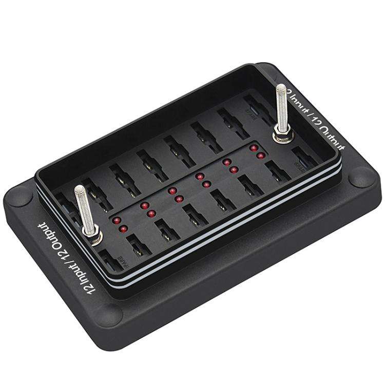 One In And One Out 12-Way Fuse Box LED Indicator With Sticker, ZH-1704B2