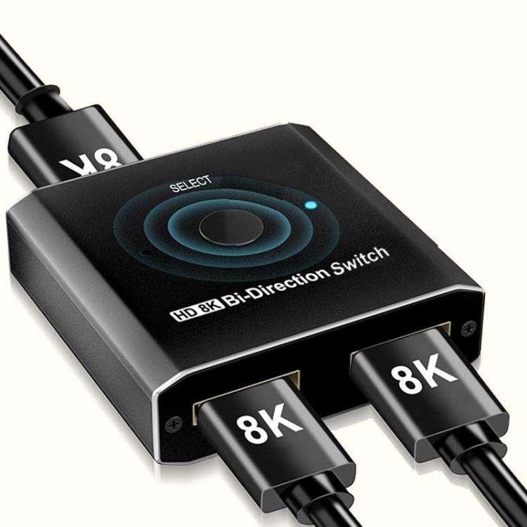 PWAY S6203H 8K 60Hz 2 In 1 Out HDMI-Compatible Two-Way Switcher