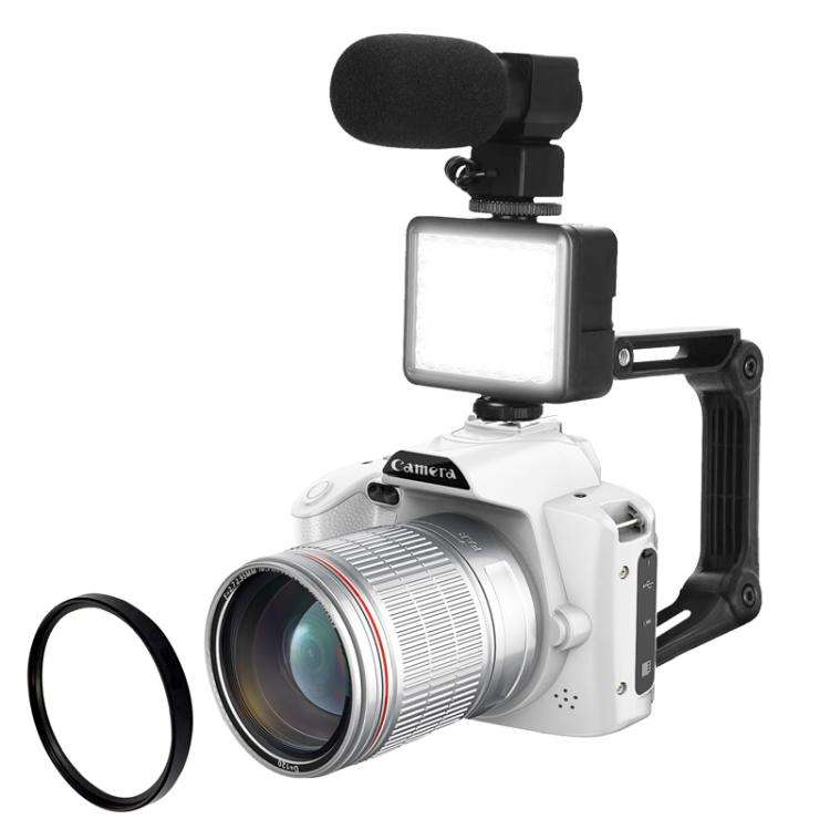 D5 HD WiFi Digital Camera 64MP Dual Camera Night Vision Photography Video DV, Standard White, Sta...