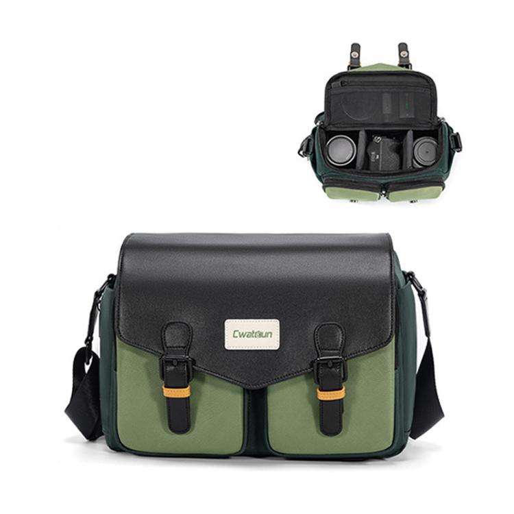 Shoulder Camera Bag Multi-functional Casual Color Clash Lightweight Storage Bag, Cwatcun D99 Smal...
