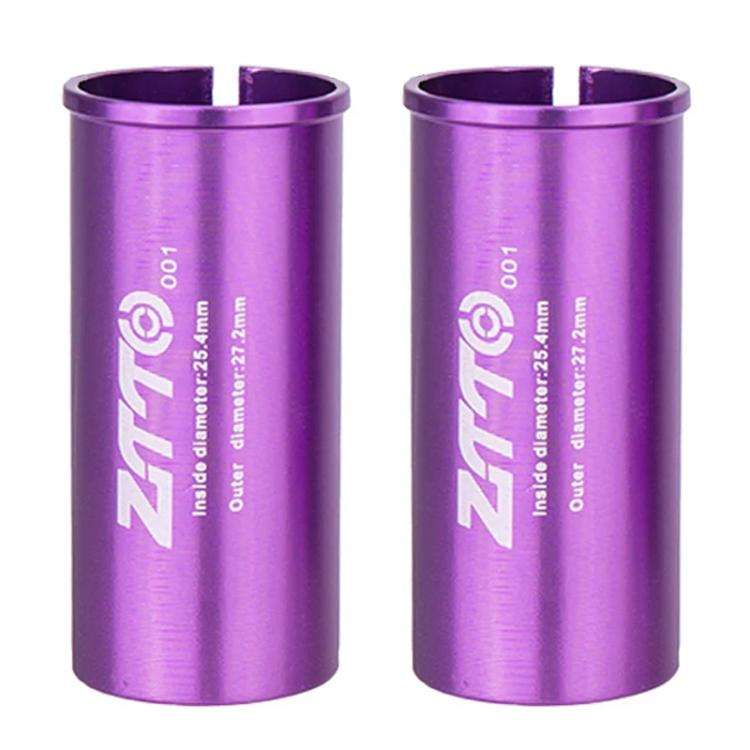 2pcs ZTTO Bicycle Seat Post Conversion Sleeve Reducer Cover, 25.4-27.2mm 001, 27.2-28.6mm 003, 27...