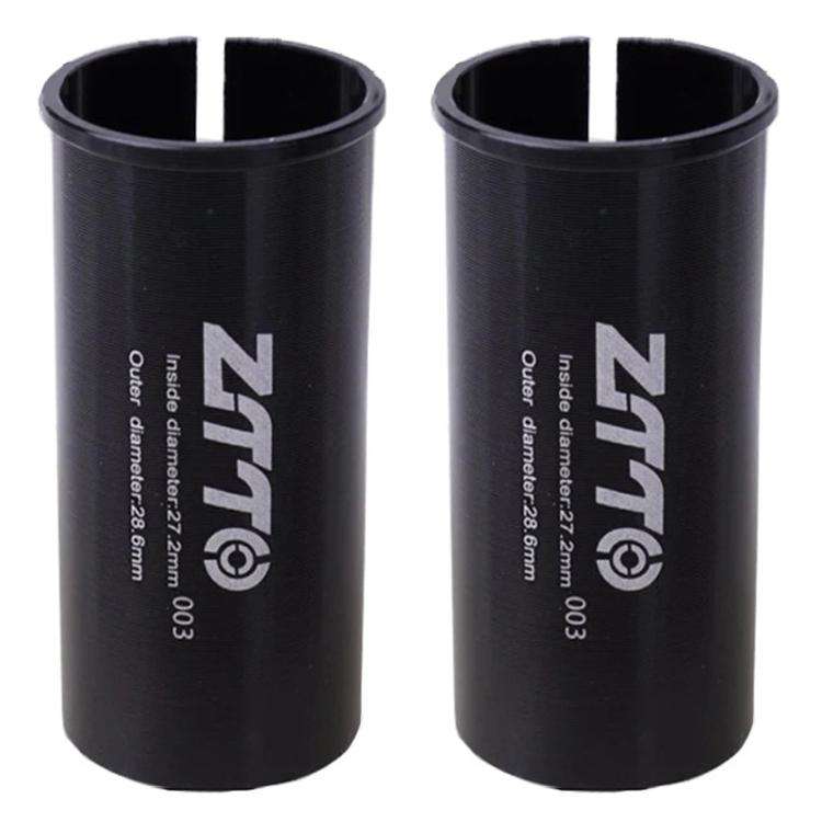 2pcs ZTTO Bicycle Seat Post Conversion Sleeve Reducer Cover, 25.4-27.2mm 001, 27.2-28.6mm 003, 27...