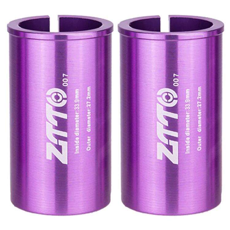 2pcs ZTTO Bicycle Seat Post Conversion Sleeve Reducer Cover, 25.4-27.2mm 001, 27.2-28.6mm 003, 27...