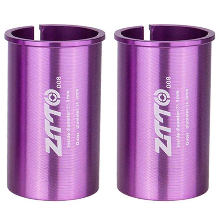 2pcs ZTTO Bicycle Seat Post Conversion Sleeve Reducer Cover, 25.4-27.2mm 001, 27.2-28.6mm 003, 27...