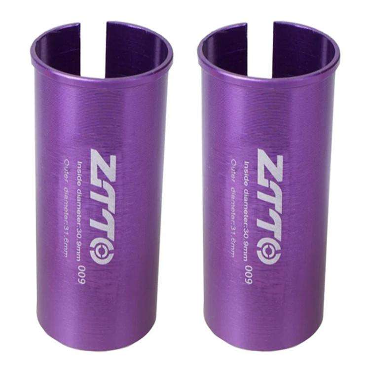 2pcs ZTTO Bicycle Seat Post Conversion Sleeve Reducer Cover, 25.4-27.2mm 001, 27.2-28.6mm 003, 27...