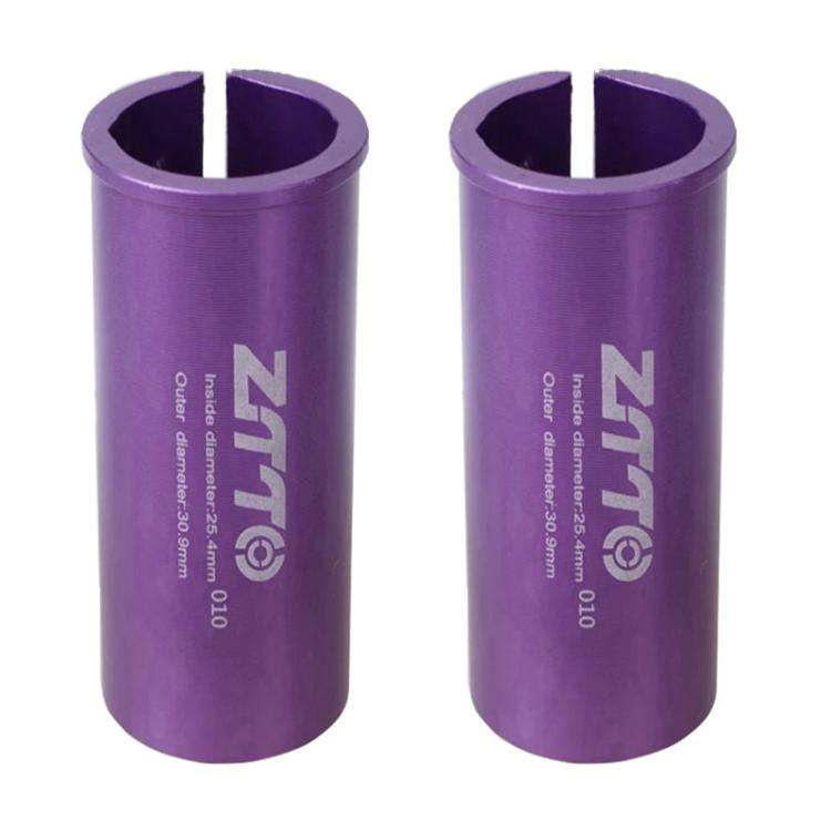 2pcs ZTTO Bicycle Seat Post Conversion Sleeve Reducer Cover, 25.4-27.2mm 001, 27.2-28.6mm 003, 27...