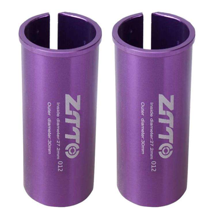 2pcs ZTTO Bicycle Seat Post Conversion Sleeve Reducer Cover, 25.4-27.2mm 001, 27.2-28.6mm 003, 27...