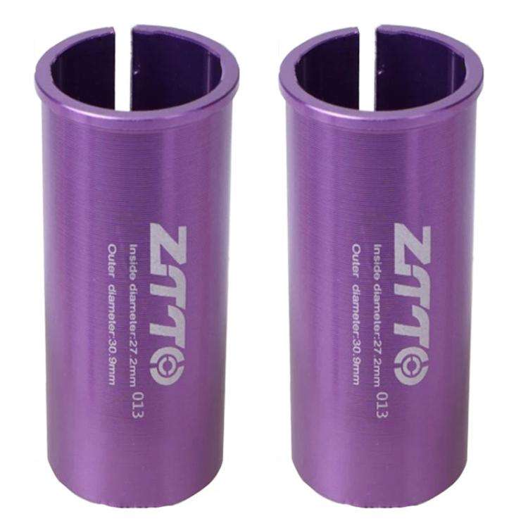 2pcs ZTTO Bicycle Seat Post Conversion Sleeve Reducer Cover, 25.4-27.2mm 001, 27.2-28.6mm 003, 27...