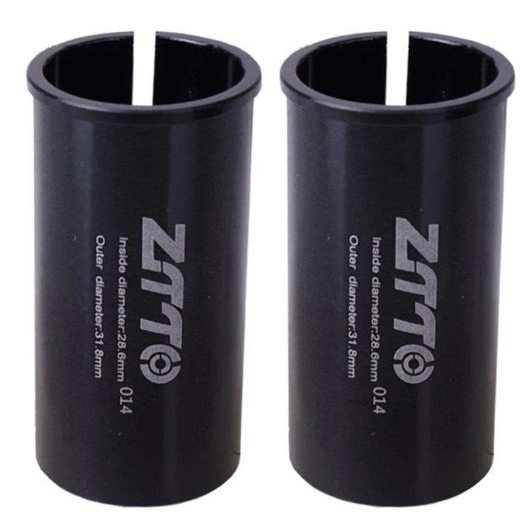 2pcs ZTTO Bicycle Seat Post Conversion Sleeve Reducer Cover, 25.4-27.2mm 001, 27.2-28.6mm 003, 27...