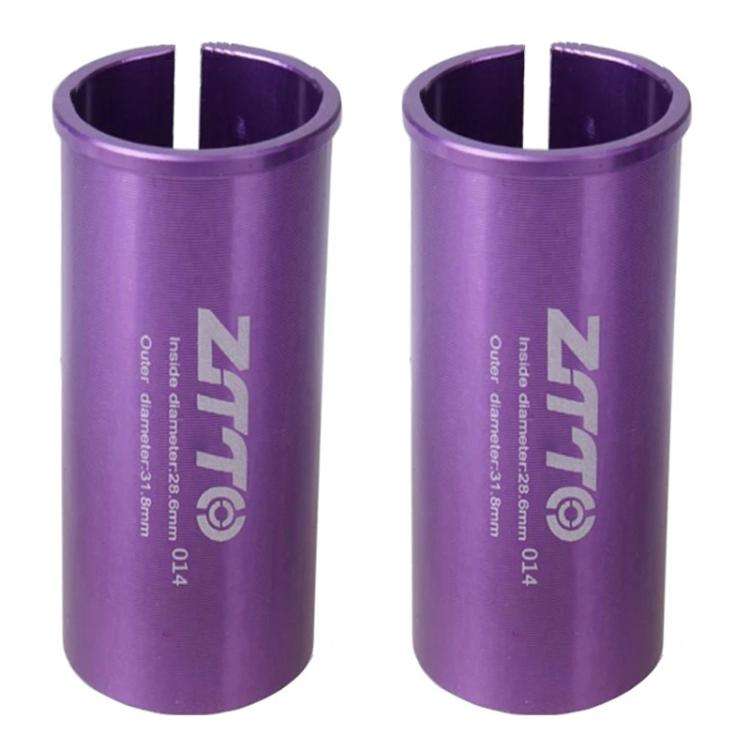 2pcs ZTTO Bicycle Seat Post Conversion Sleeve Reducer Cover, 25.4-27.2mm 001, 27.2-28.6mm 003, 27...