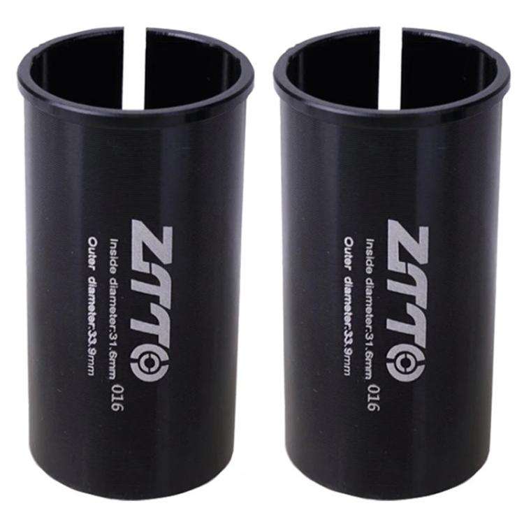 2pcs ZTTO Bicycle Seat Post Conversion Sleeve Reducer Cover, 25.4-27.2mm 001, 27.2-28.6mm 003, 27...