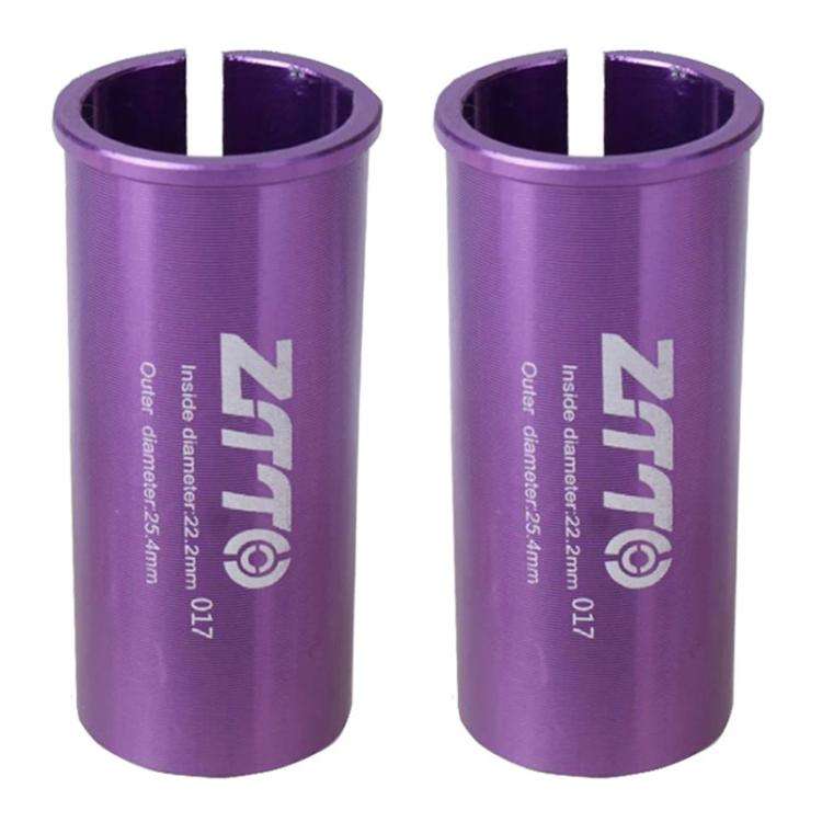 2pcs ZTTO Bicycle Seat Post Conversion Sleeve Reducer Cover, 25.4-27.2mm 001, 27.2-28.6mm 003, 27...