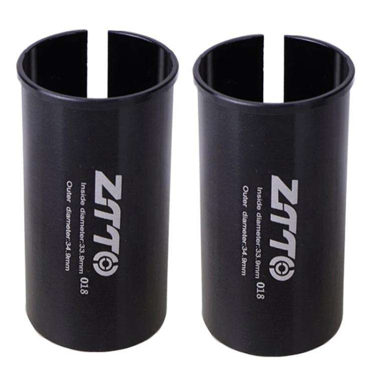 2pcs ZTTO Bicycle Seat Post Conversion Sleeve Reducer Cover, 25.4-27.2mm 001, 27.2-28.6mm 003, 27...