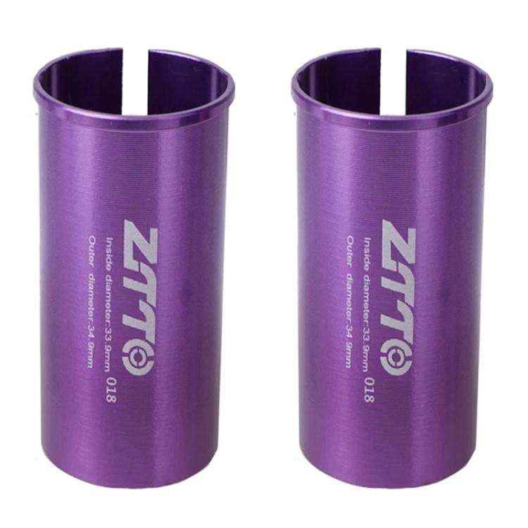 2pcs ZTTO Bicycle Seat Post Conversion Sleeve Reducer Cover, 25.4-27.2mm 001, 27.2-28.6mm 003, 27...