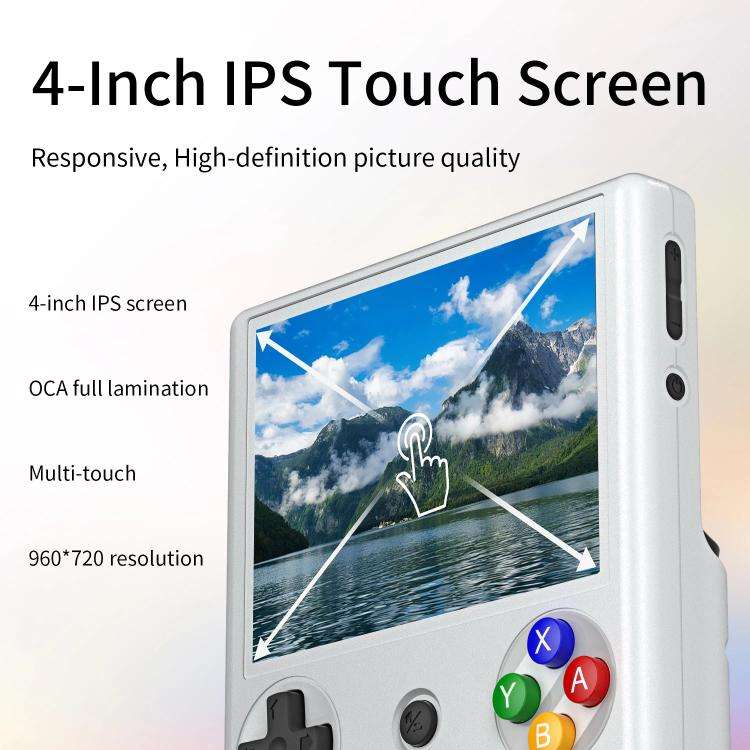 ANBERNIC RG406V 4 inch IPS Multi-Touch Portable Retro Gaming Console, 128G, 256G, 512G, 1TB