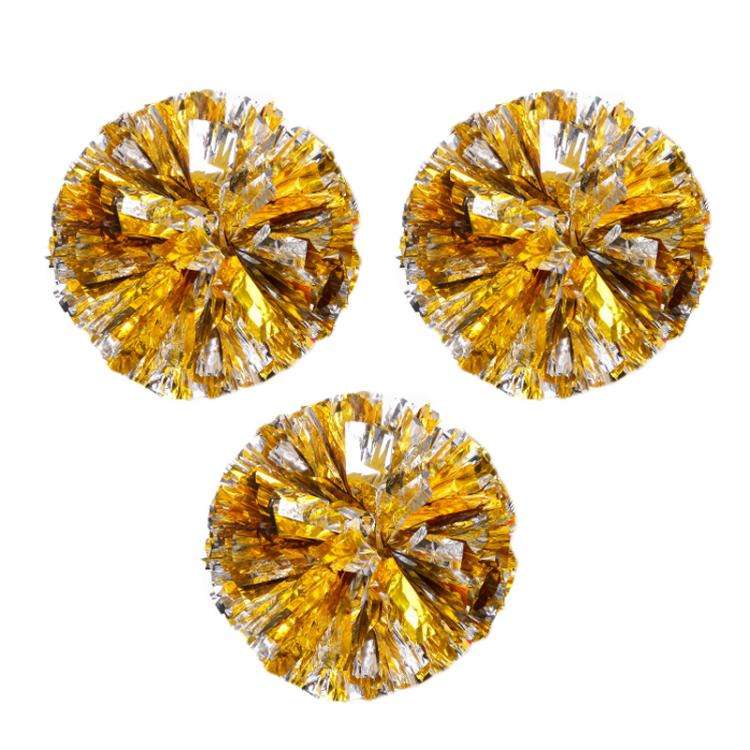 3pcs Cheerleading Pompoms Cheerleader Hand Shake Flower Ball Dance Performance Pompoms, Encrypted...