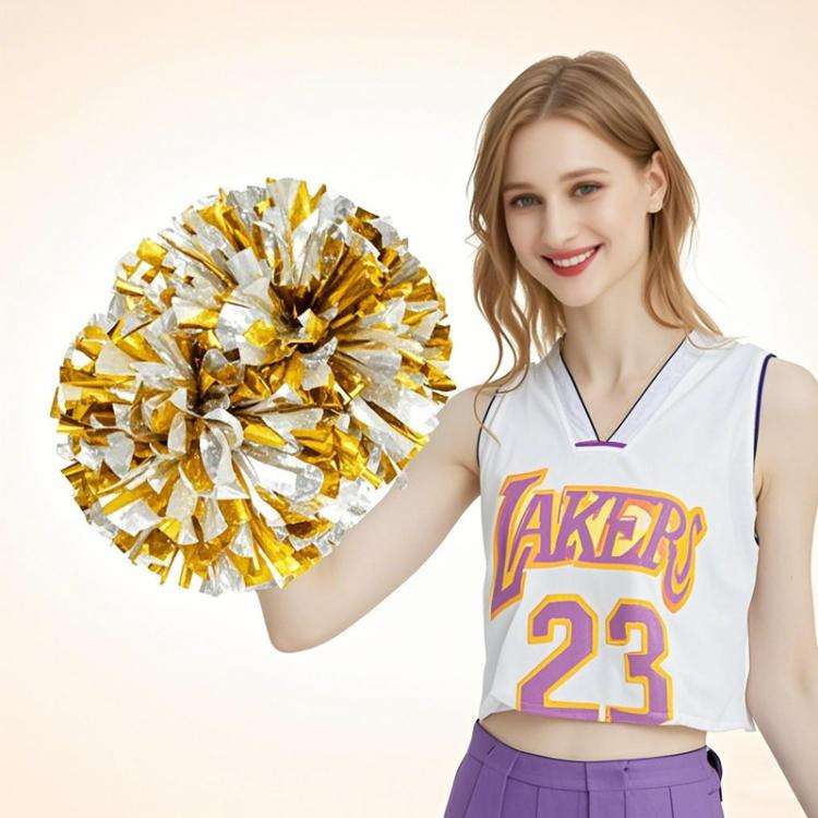 3pcs Cheerleading Pompoms Cheerleader Hand Shake Flower Ball Dance Performance Pompoms, Encrypted...