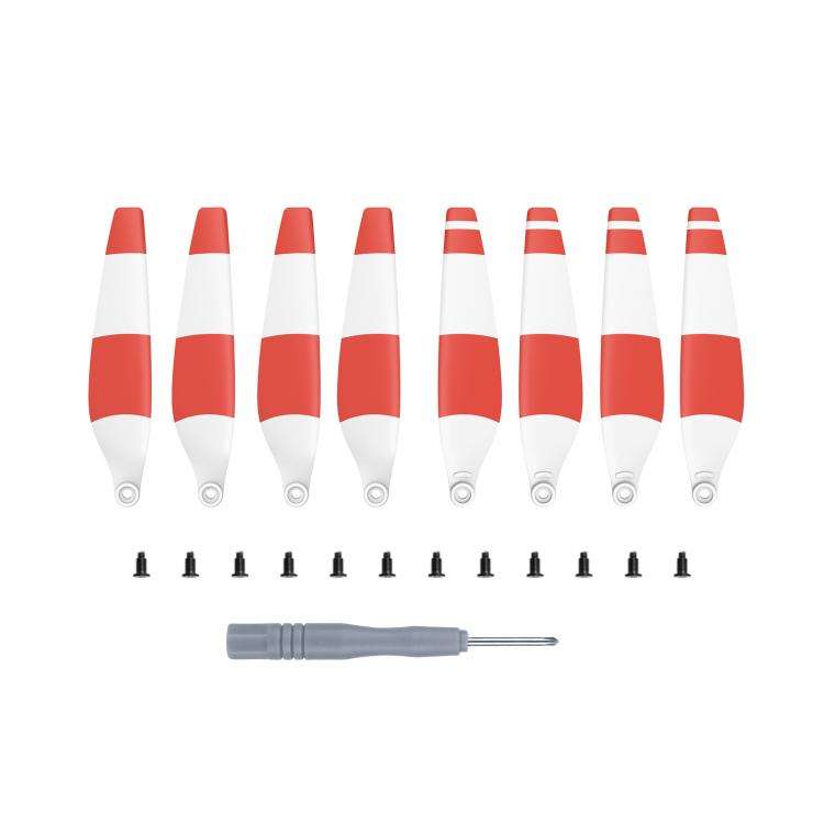 For DJI Mini 3 Drone 8pcs /Set 6030F Propeller Blades Low Noise Wings With Screwdrivers, Orange T...