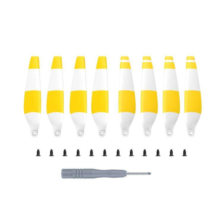 For DJI Mini 3 Drone 8pcs /Set 6030F Propeller Blades Low Noise Wings With Screwdrivers, Orange T...