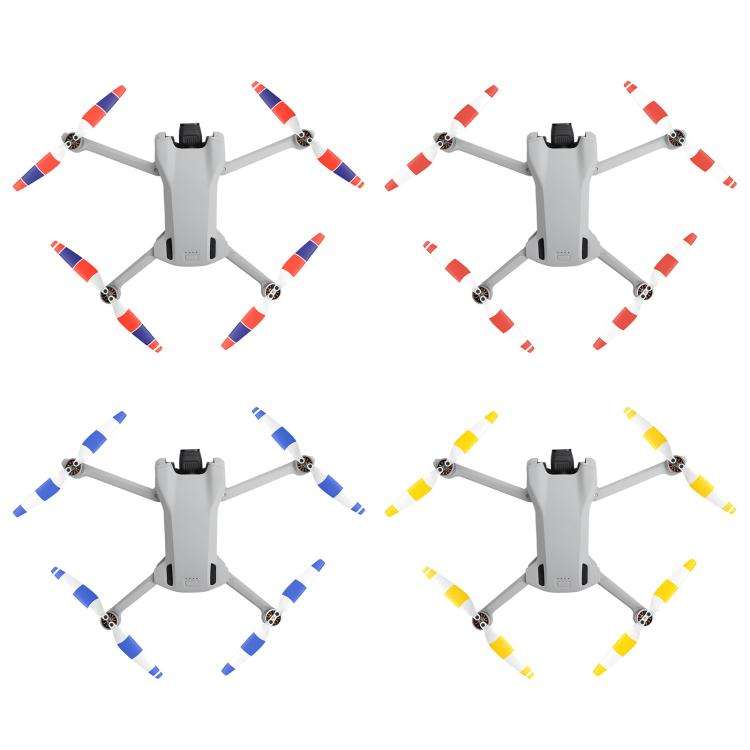 For DJI Mini 3 Drone 8pcs /Set 6030F Propeller Blades Low Noise Wings With Screwdrivers, Orange T...