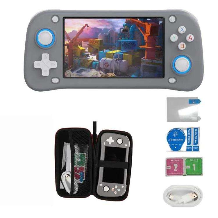 XF43 Retro Handheld Game Console Open Source 4.3 Inch Large Screen Gaming Video Players Console, ...