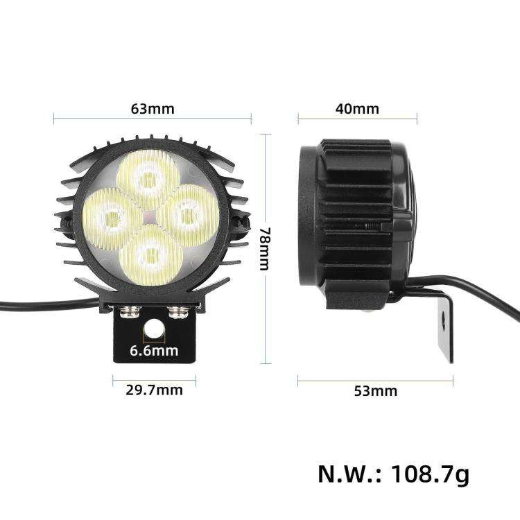For KuKirin G2 Pro / G2 Max Electric Scooter Headlight Assembly LED Front Light Bulb Replacement ...