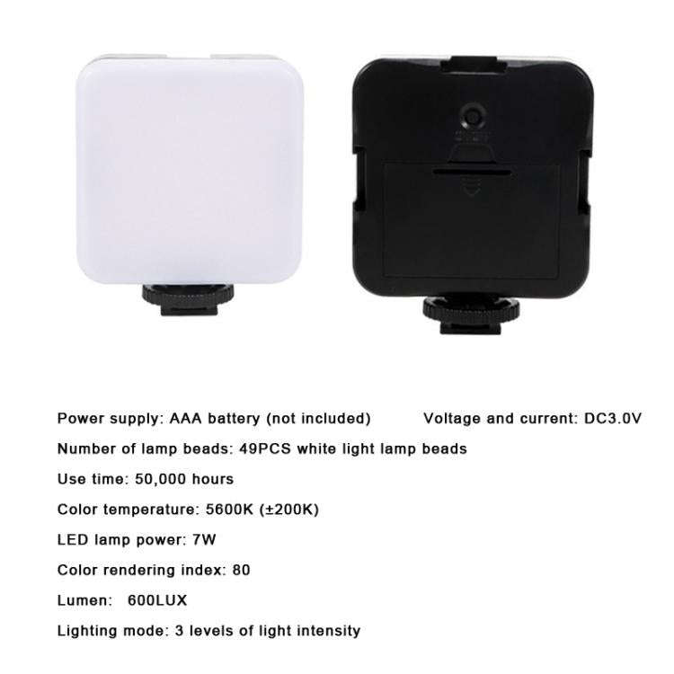 Smartphone Cage Stabilizer with Microphone & LED Fill Light - Anti-Shake Handheld Gimbal for Vlog...