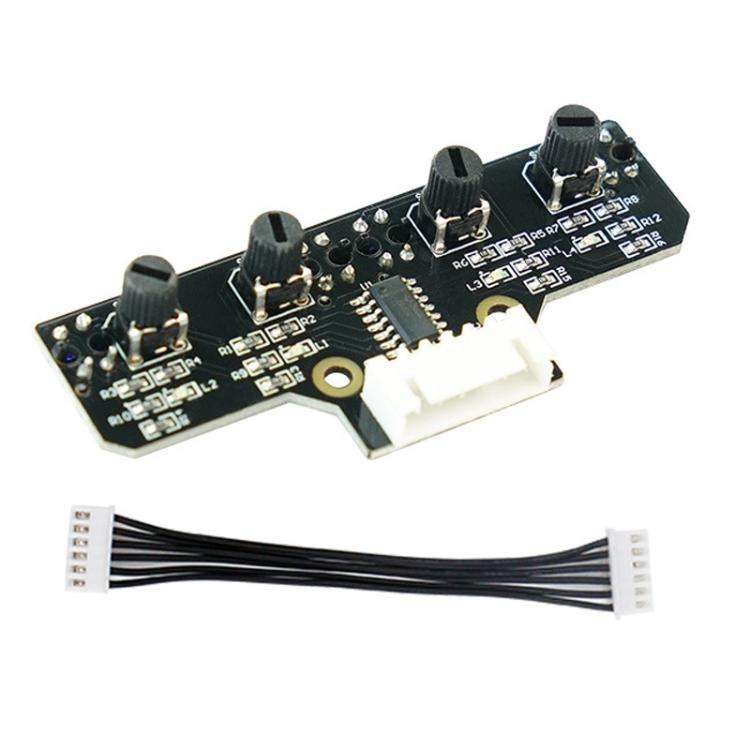 Yahboom 4 Channel Infrared Tracking Sensor Module For Smart Car Robot, Module, Module+ 6Pin Cable...