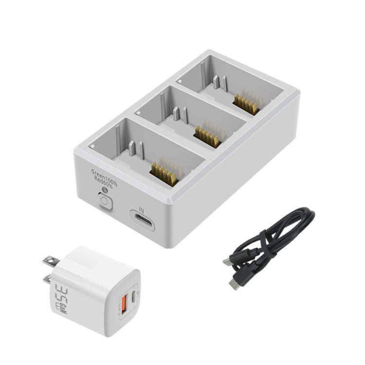 YX 3-Way Battery Charger For DJI Mini 4 Pro/Mini 3/Mini 3 Pro Charging Hub, 35W US Plug, 35W EU P...