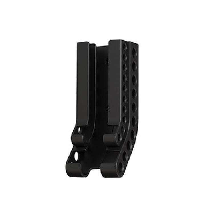 Wall-Mounted Battery Organizer Holds 10 AA & 10 AAA Batteries Space-Saving Battery Storage Rack