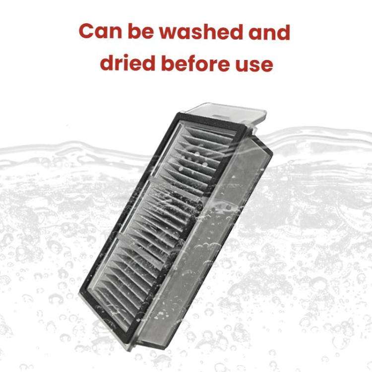 For Dreame X40 Enhanced Edition Robot Vacuum Replacement Parts, 1pair Roller Brush, Mop Pad, Filt...