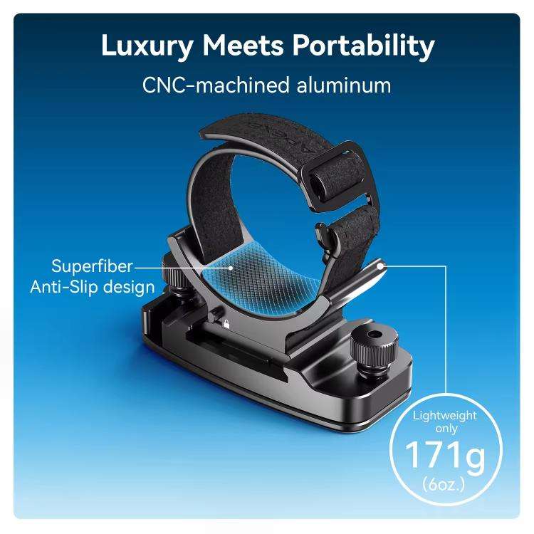 APEXEL BinoClamp Pro Quick-Release Binocular Mount Kit 360-degree Swivel Aluminum Binocular Holde...