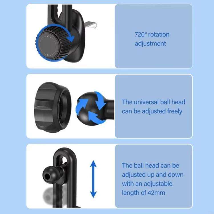 Car Air Outlet Bracket Base, Fixed, Adjustable