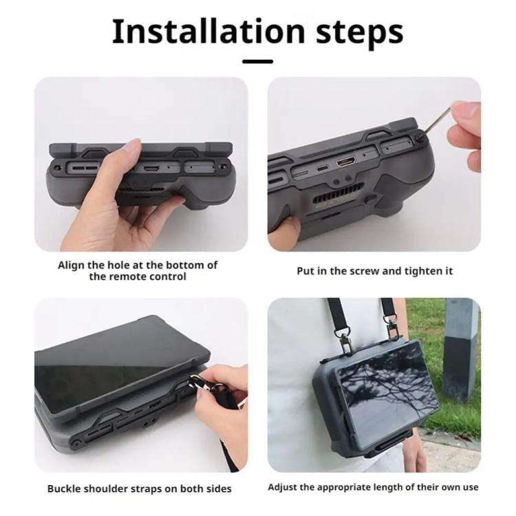 For DJI RC Pro 2 Remote Controller CQT Strap Buckle Holder Aluminum Alloy Hook, Only Buckle, With...
