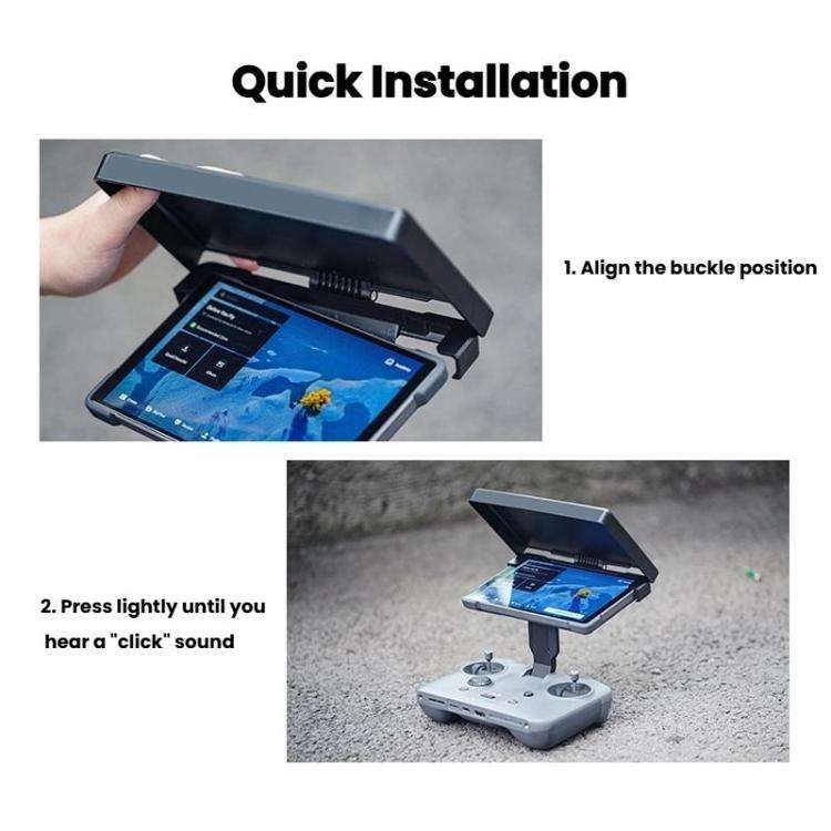 For DJI RC Pro 2 Controller CYNOVA  Sunshade Hood Adjustable Anti-Glare Shield with Multi-Angle P...