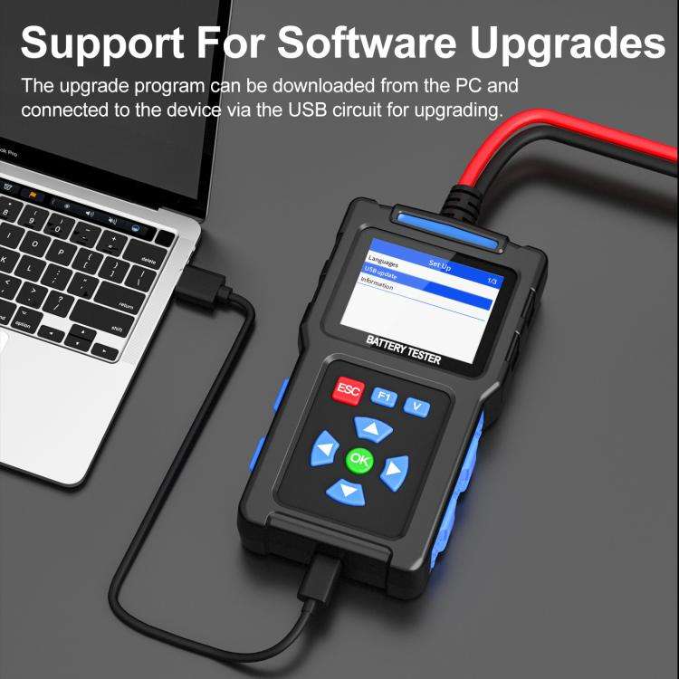 12/24V Multi-Function Car Battery Fault Diagnosis Tester, BT300