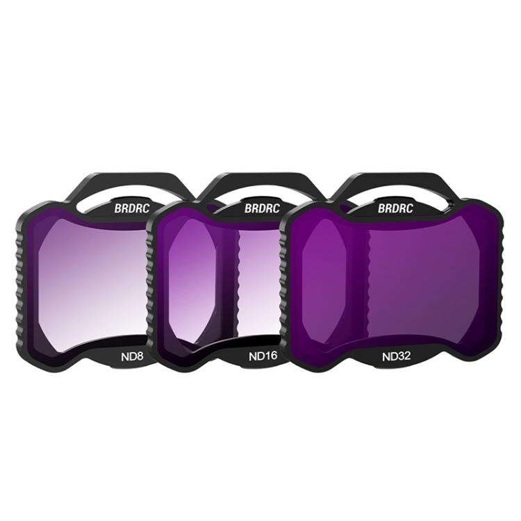 For DJI Avata 2 BRDRC Aluminum Frame Filter Accessories, CPL, ND16, ND32, UV+CPL+ND16, ND8+ND16+N...