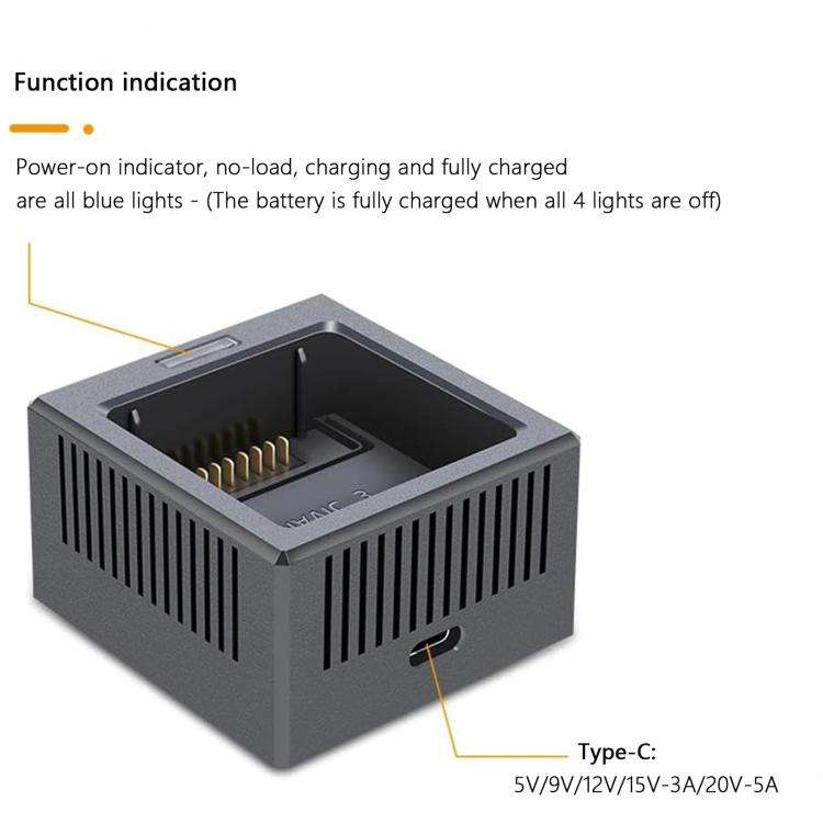 For DJI Mavic 3 Pro/Mavic 3 YX USB-C Fast Charger Single Channel Charging Hub For Drone Batteries...