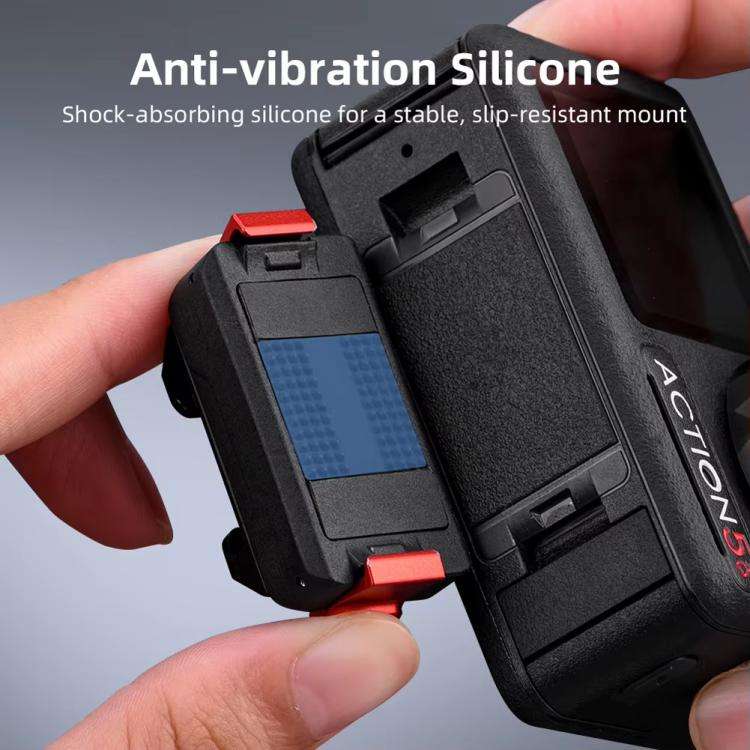 For DJI Osmo Action 5 Pro/Action 4/Action 3 Magnetic Quick Release Adapter with Cold Shoe Mount B...