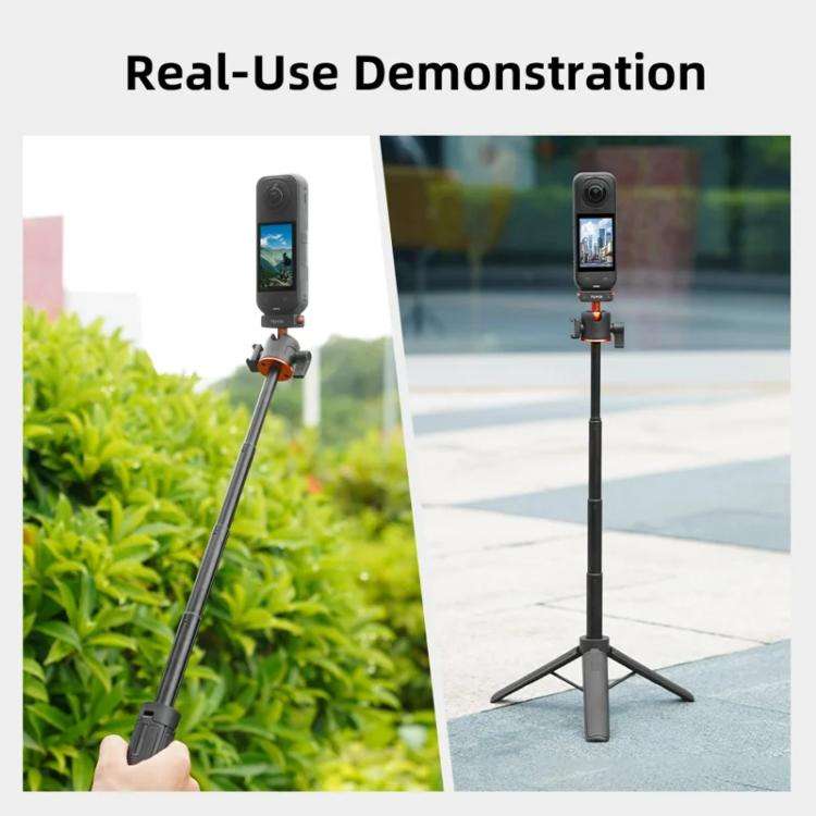 Flymile 20-54cm Magnetic Quick-Release Tripod for Insta360 Ace Pro 2/X5/X4/X3/X2/Ace Pro/Ace