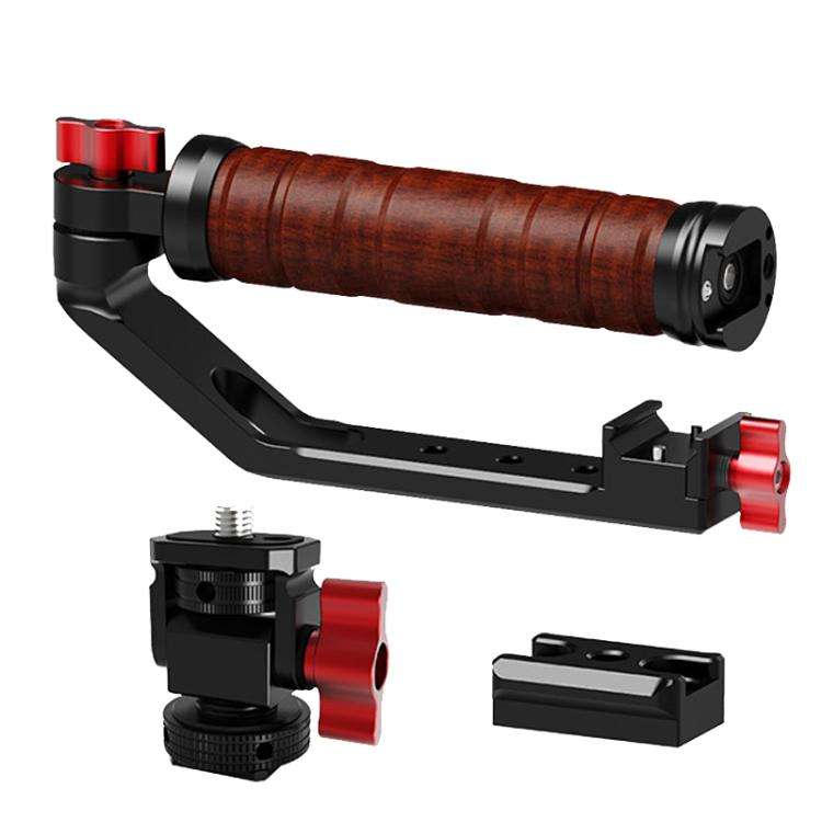Gimbal Wooden Handle Chute Snail Gimbal Side Handle Grip,For DJI RS 4 Mini / 4 PRO / 3 / 3 Mini /...