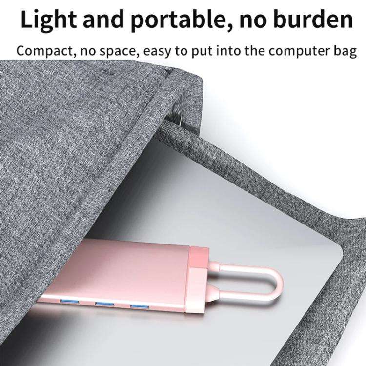 Metal Type-C Docking Station USB HUB Computer Multi Functional Expansion Dock, BS6A, BS10A, BS12A