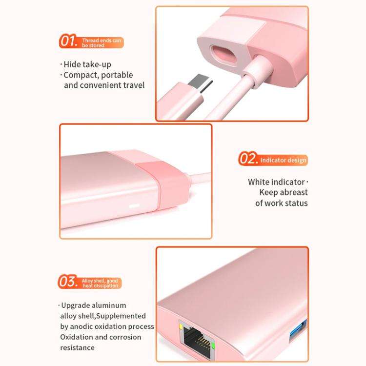 Metal Type-C Docking Station USB HUB Computer Multi Functional Expansion Dock, BS6A, BS10A, BS12A