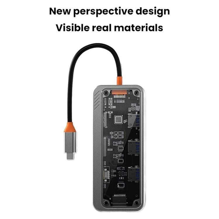 Type-C Docking Station USB HUB Multi Port Hub Computer Converter, SW6H, SW10V-PRO