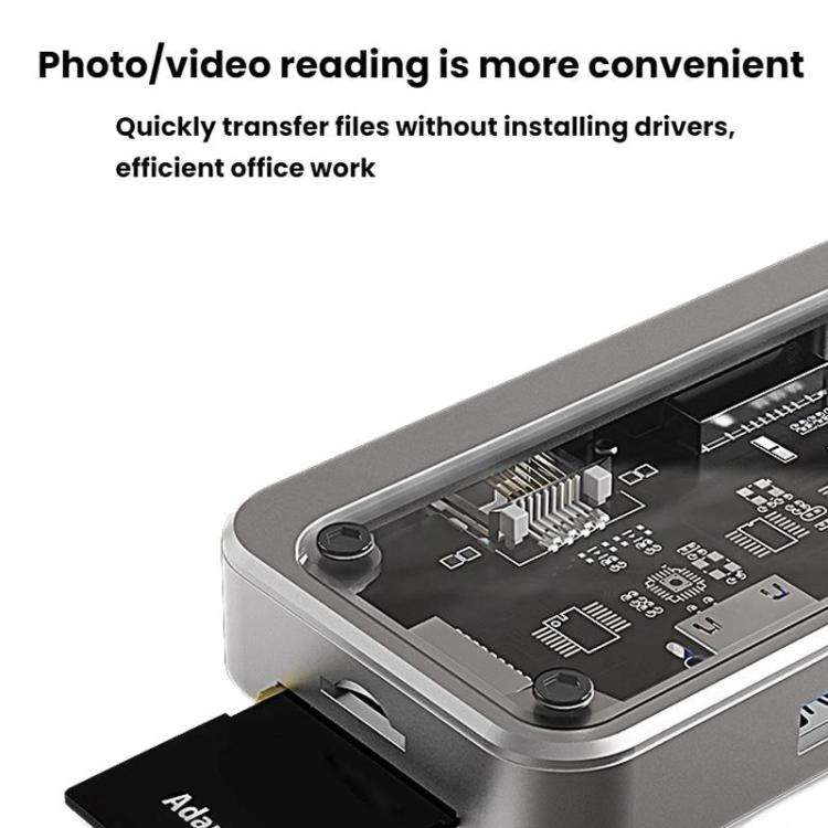 Type-C Docking Station USB HUB Multi Port Hub Computer Converter, SW6H, SW10V-PRO